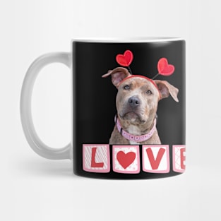 Pitbull Valentine Mug